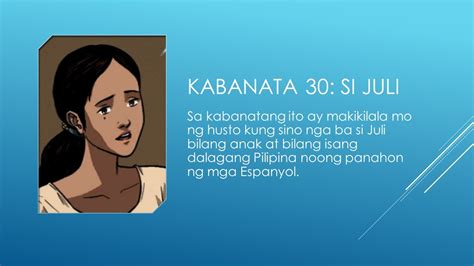 sino si juli sa el filibusterismo